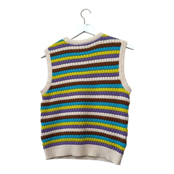 Y.A.S Crochet in Multi Stripe Tank Size Small - Picture 5 of 9